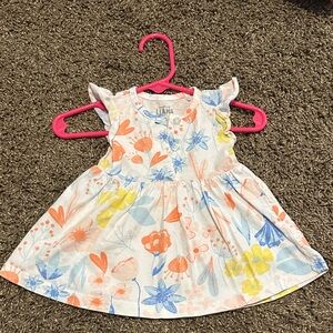 Colorful Floral Kids Dress